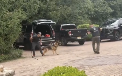 K-9 Sgt. Lanzer trains with Justin Nielsen & Timothy Neri